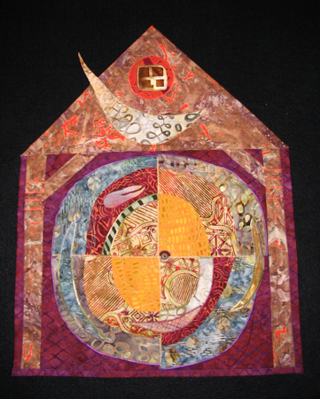 Making a Home, quilt by Marijo Simpson