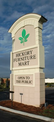 Hickory Furniture Mart Entrance Sign, Hickory Furniture Mart, Hickory NC