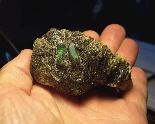 Twin emeralds found in Western North Carolina