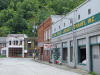 In downtown Marshall NC