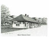 Black Mountain Depot, pen & ink drawing by Lee James Pantas