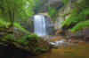 Looking Glass Falls near Brevard NC