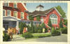 Vintage 1940's postcard of Mars Hill College
