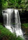 Dry Falls Waterfall near Highlands NC