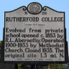 Rutherford College NC Historical Marker