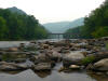 French Broad River near Hot Springs, NC