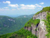 View from Whiteside Mountain near Highlands NC